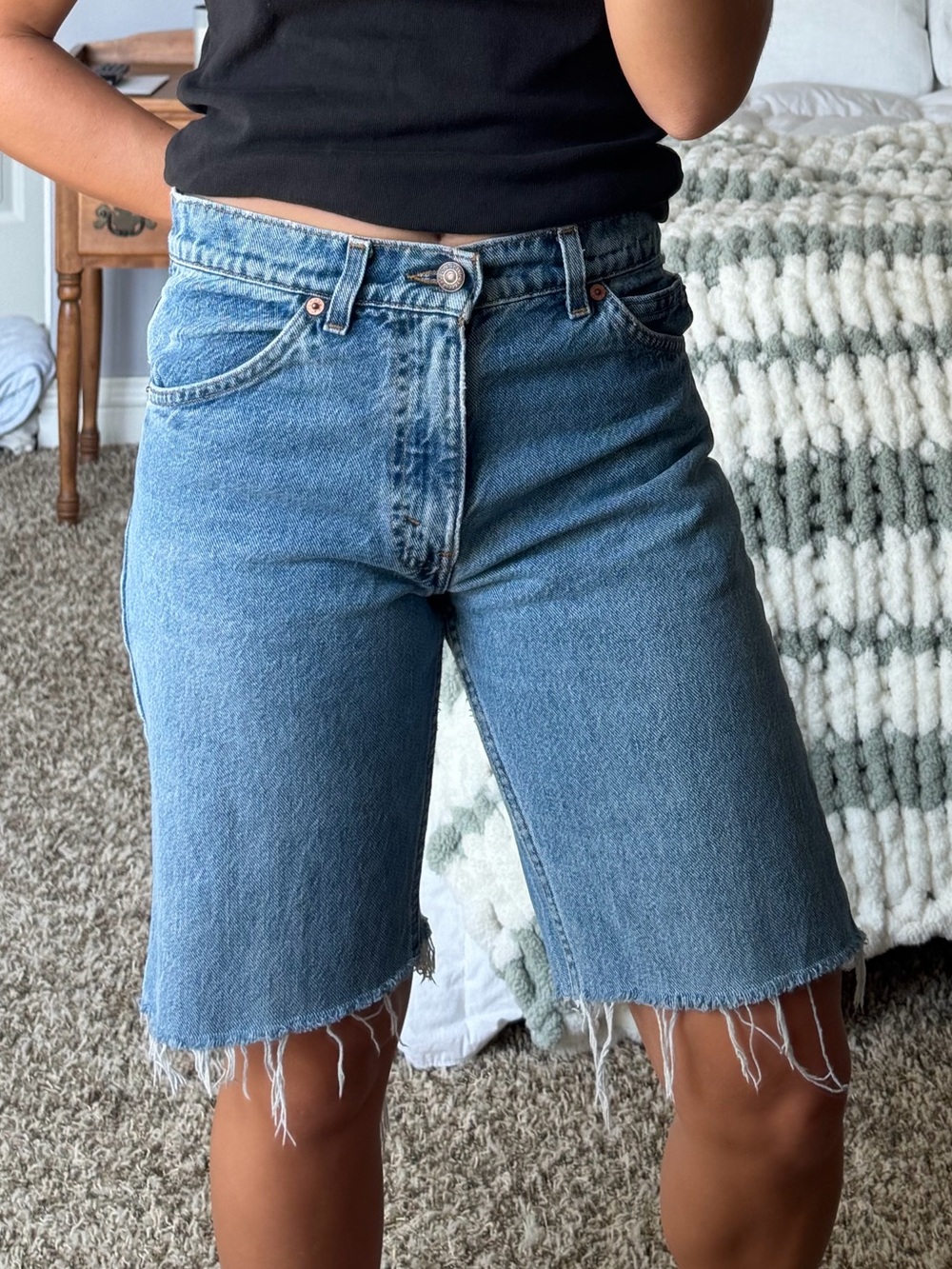 Vintage orange tab Levi's shorts